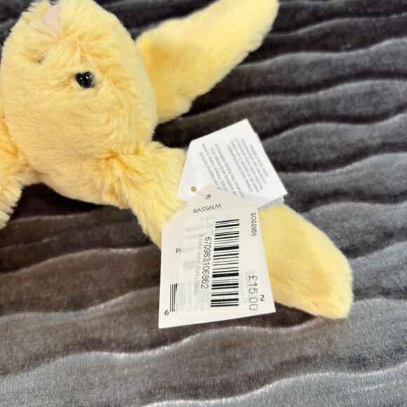 RARE Jellycat Small Bashful Lemon Bunny BNWT - Picture 6 of 6